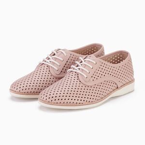 Pink Perforated Women's Flats